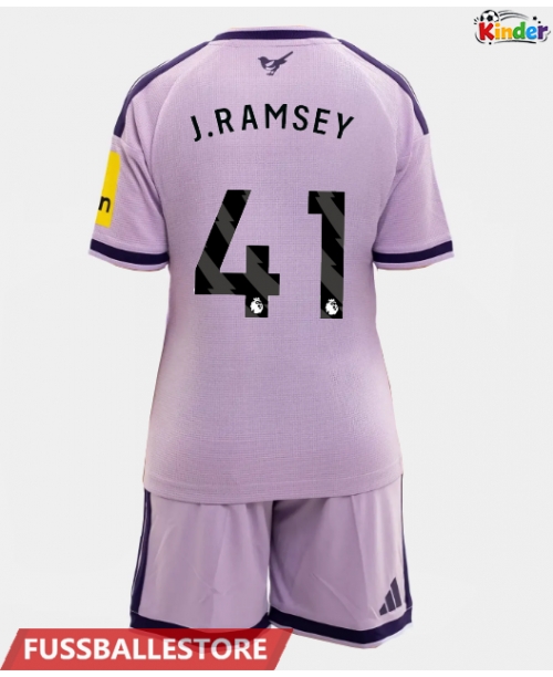 Günstige Newcastle United Jacob Ramsey #41 3rd trikot Kinder 2026-27 Kurzarm (+ Kurze Hosen)